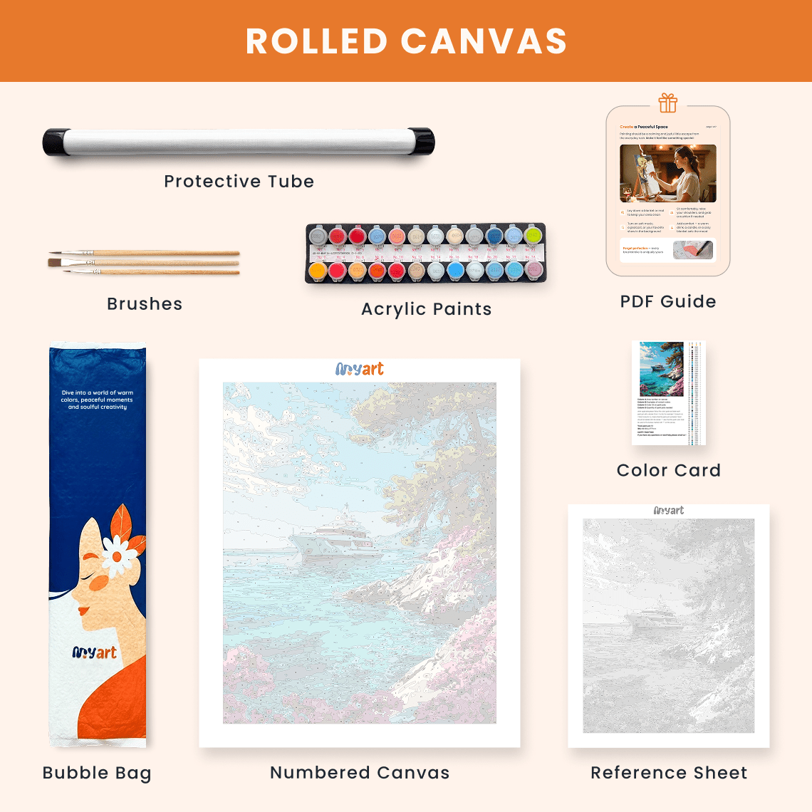 Paint by numbers - Serene Mooring - MyArt