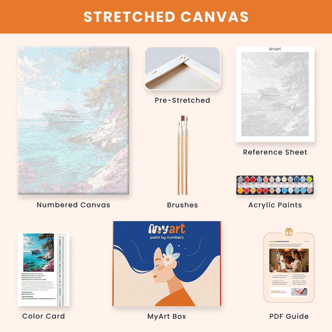 Paint by numbers - Serene Mooring - MyArt