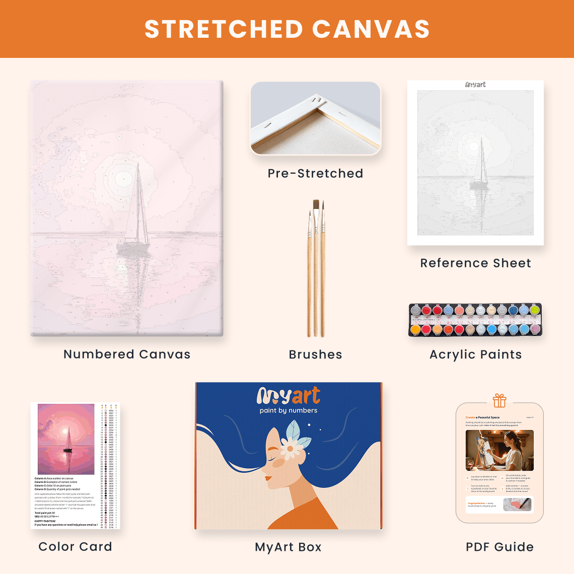 Paint by numbers - Serene Sails - MyArt