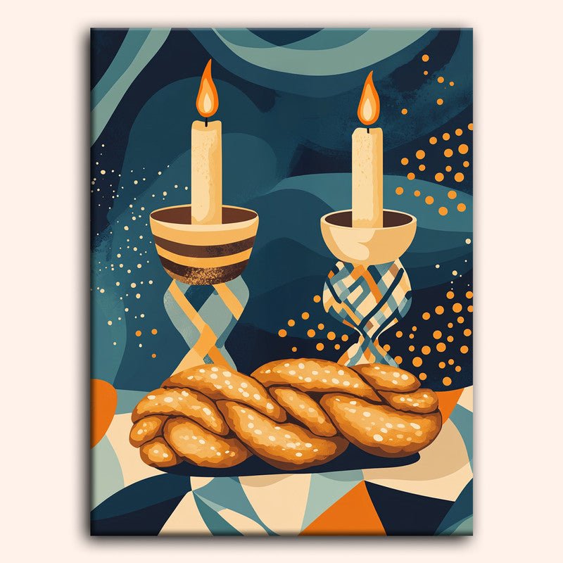 Paint by numbers - Shabbat Table - MyArt