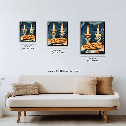 Paint by numbers - Shabbat Table - MyArt