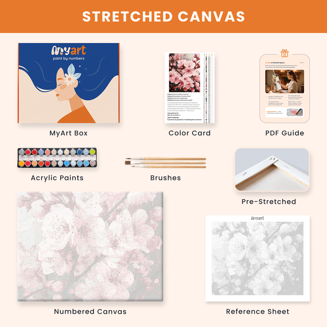 Paint by numbers - Shades of Spring - MyArt