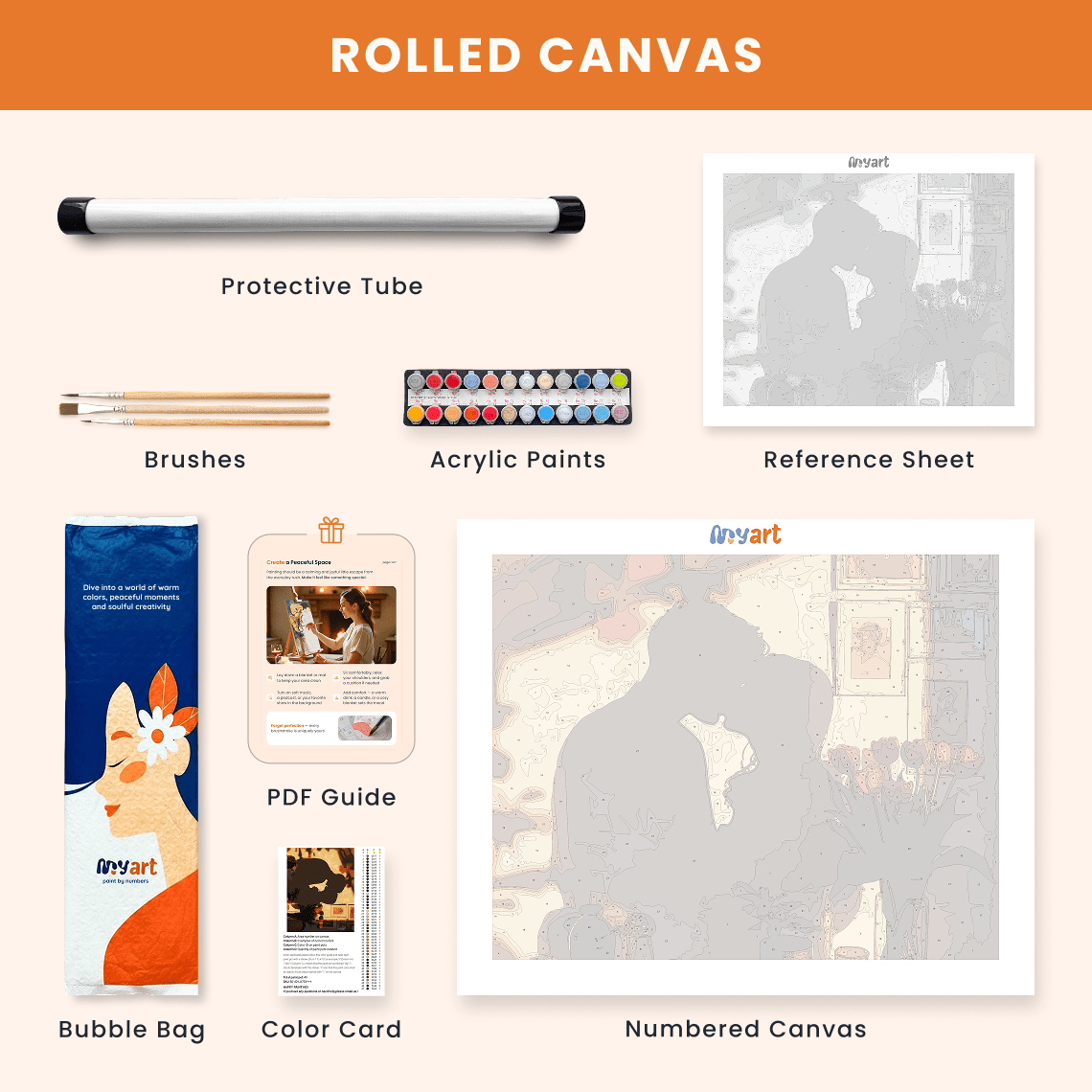 Paint by numbers - Shadow Kiss - MyArt