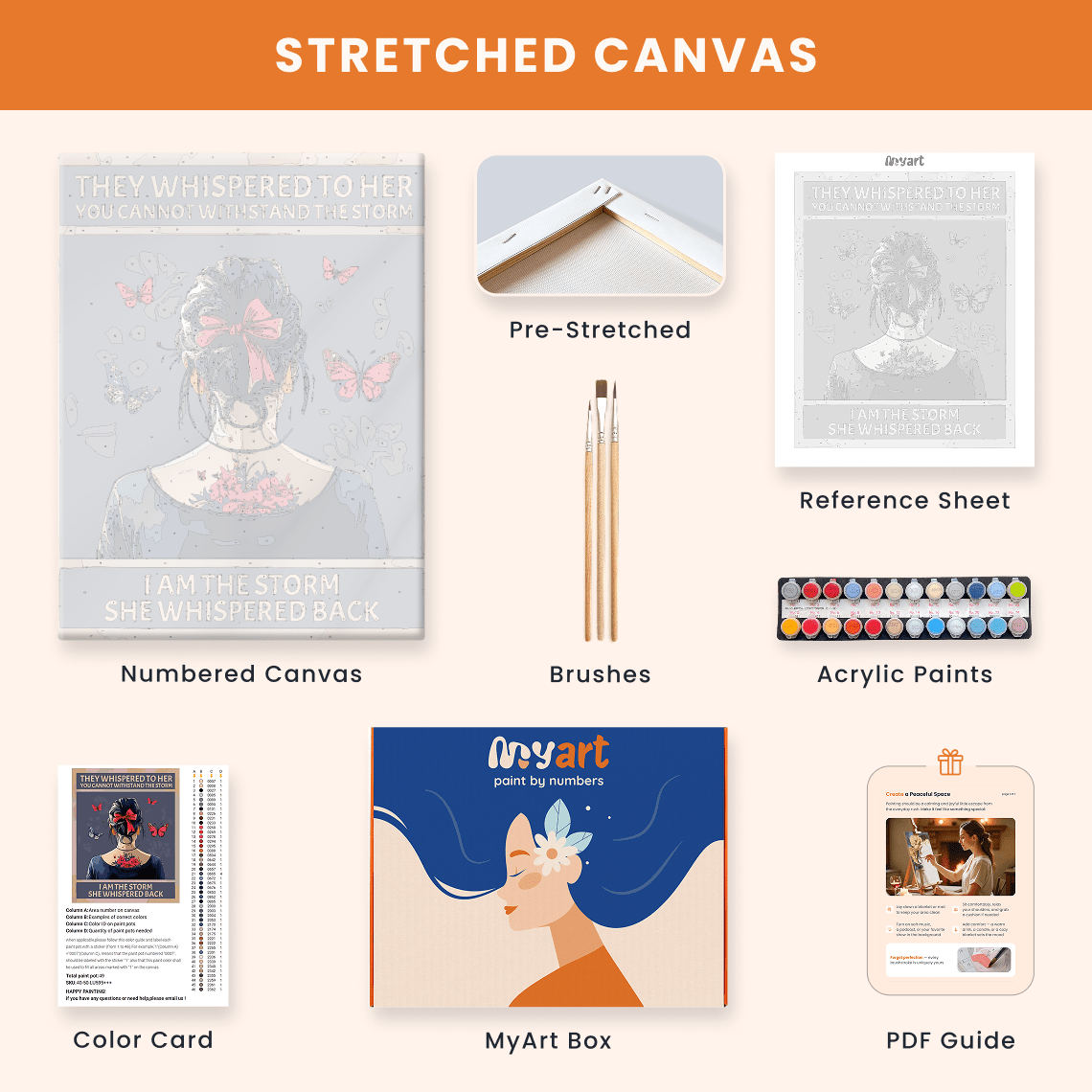 Paint by numbers - She Is the Storm - MyArt