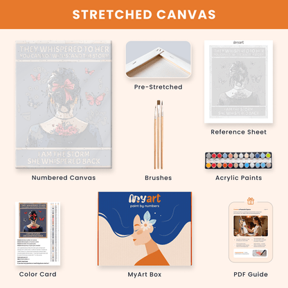 Paint by numbers - She Is the Storm - MyArt