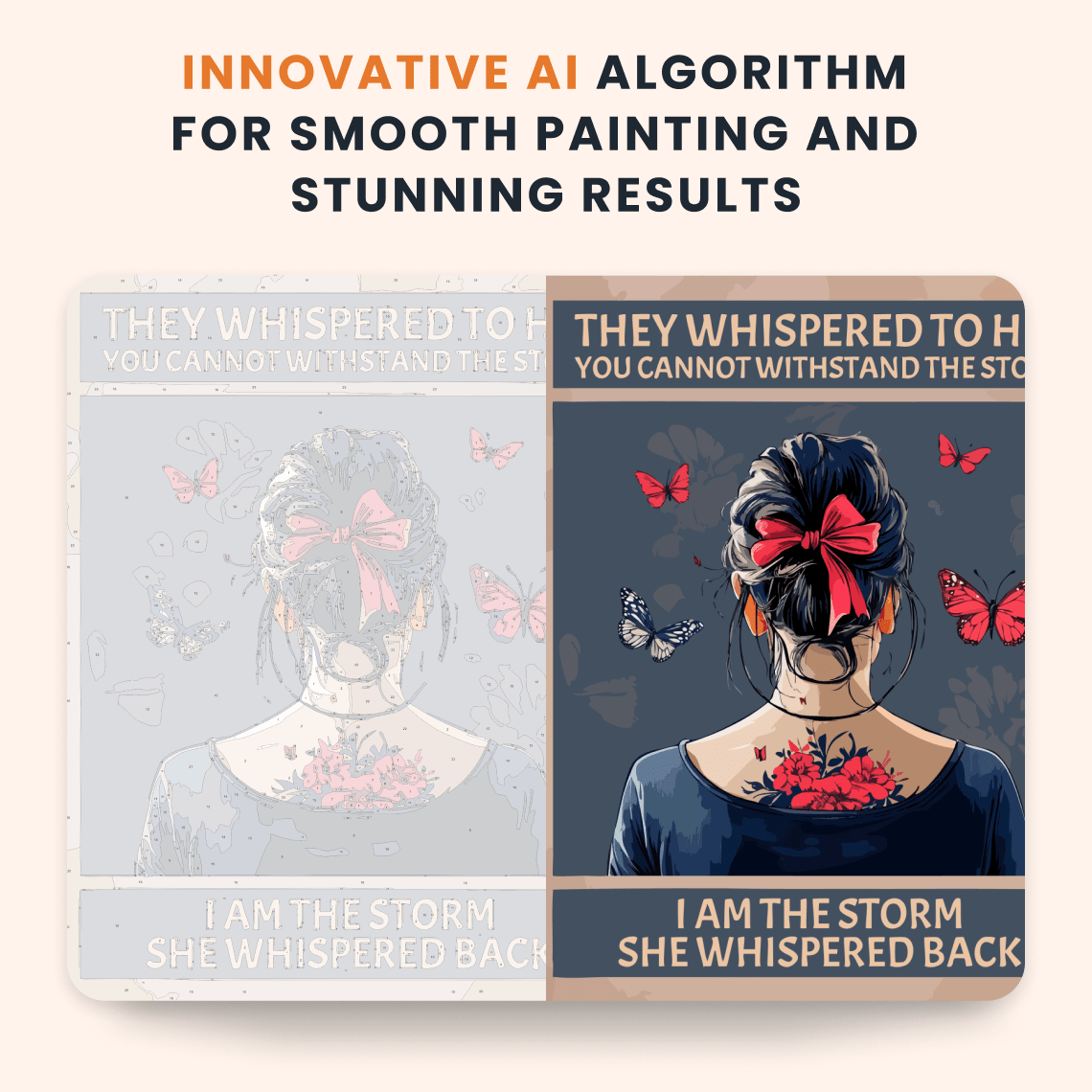 Paint by numbers - She Is the Storm - MyArt