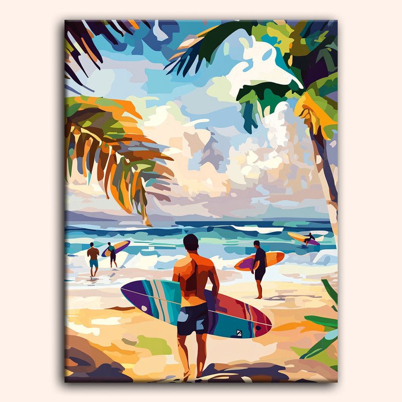 Paint by numbers - Shoreline Stroll - MyArt