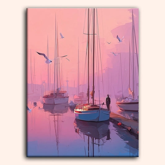 Paint by numbers - Silent Mooring - MyArt