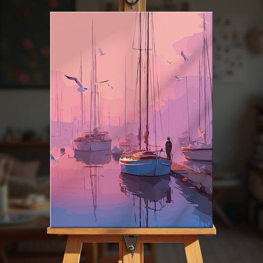 Paint by numbers - Silent Mooring - MyArt