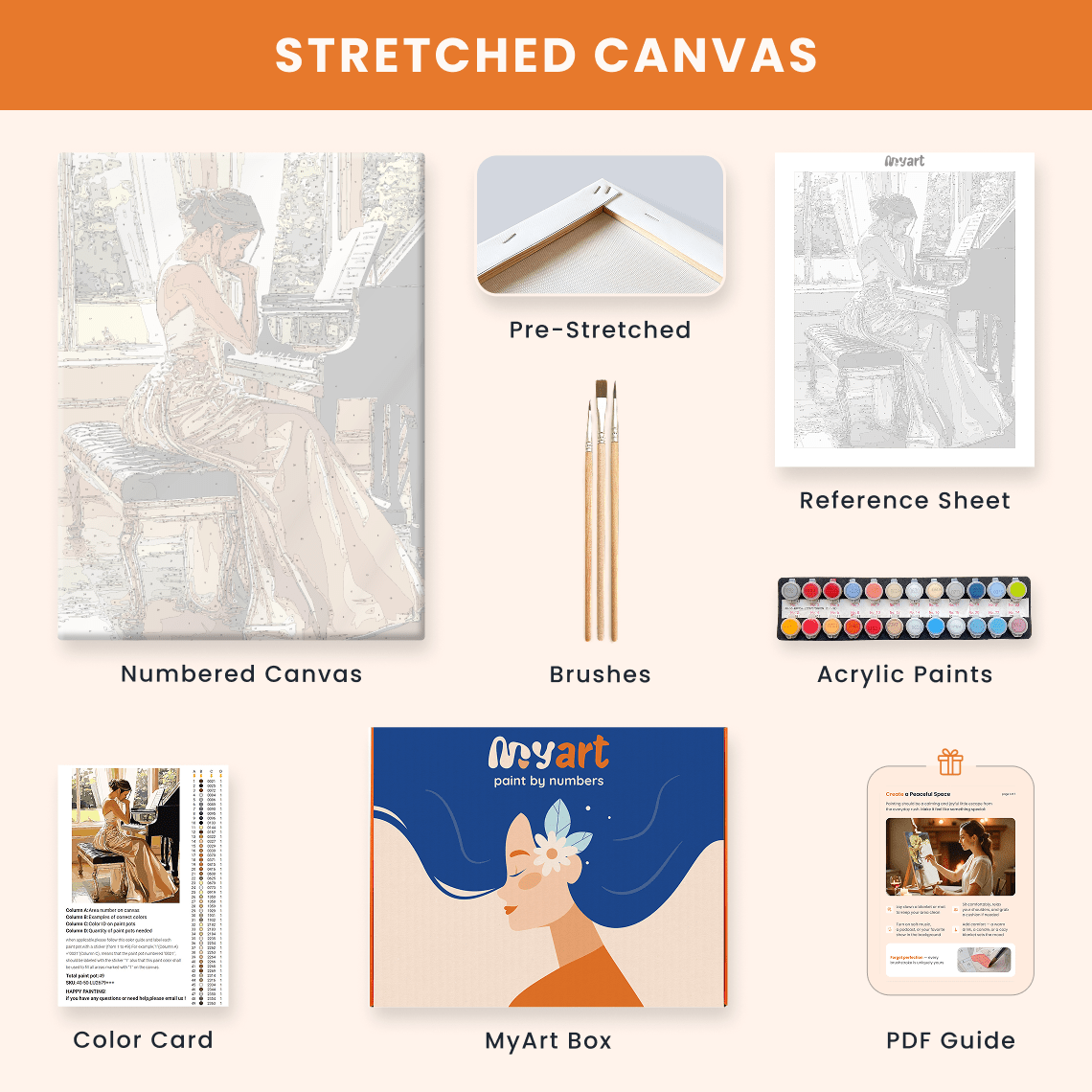 Paint by numbers - Silent Song - MyArt