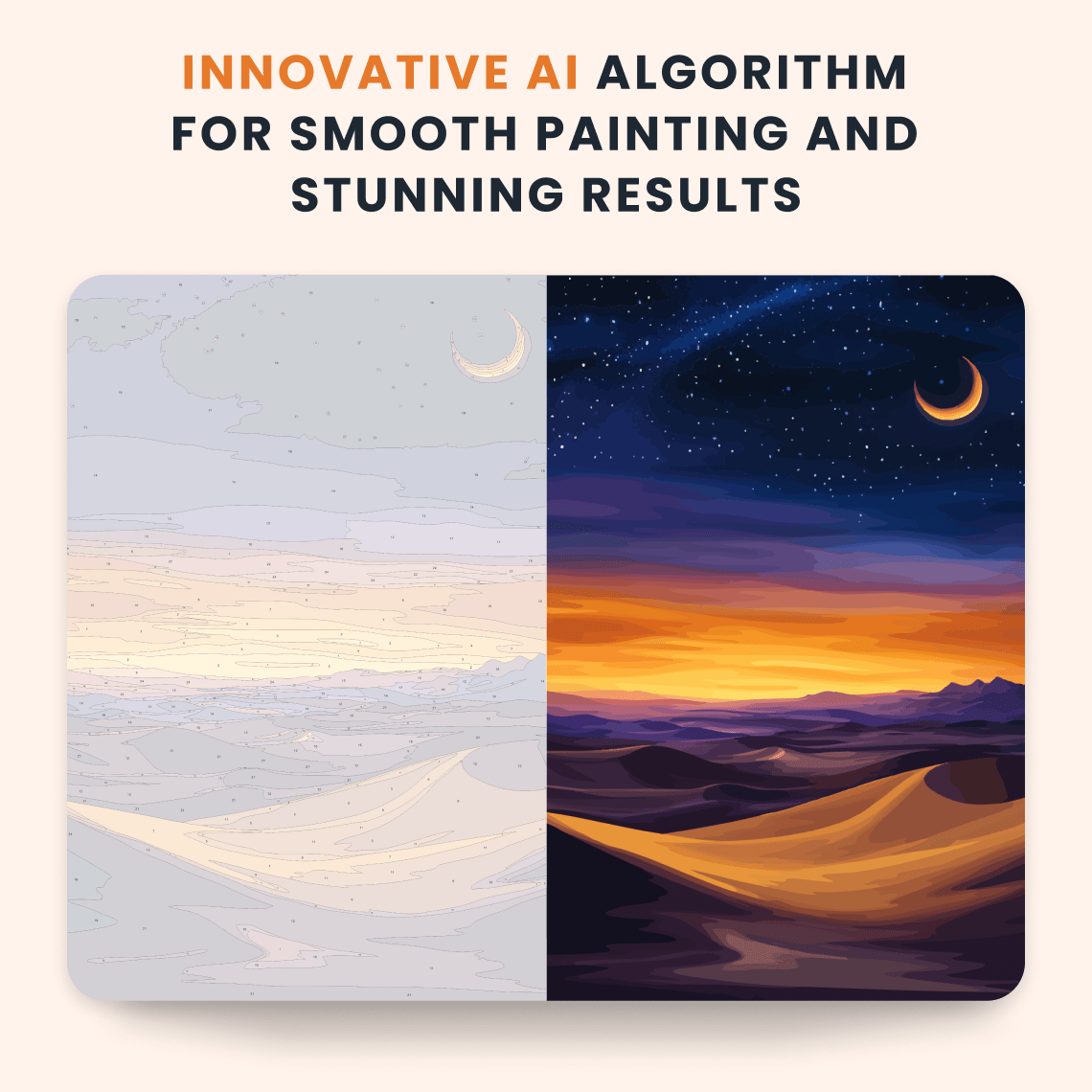 Paint by numbers - Silent Dunes - MyArt