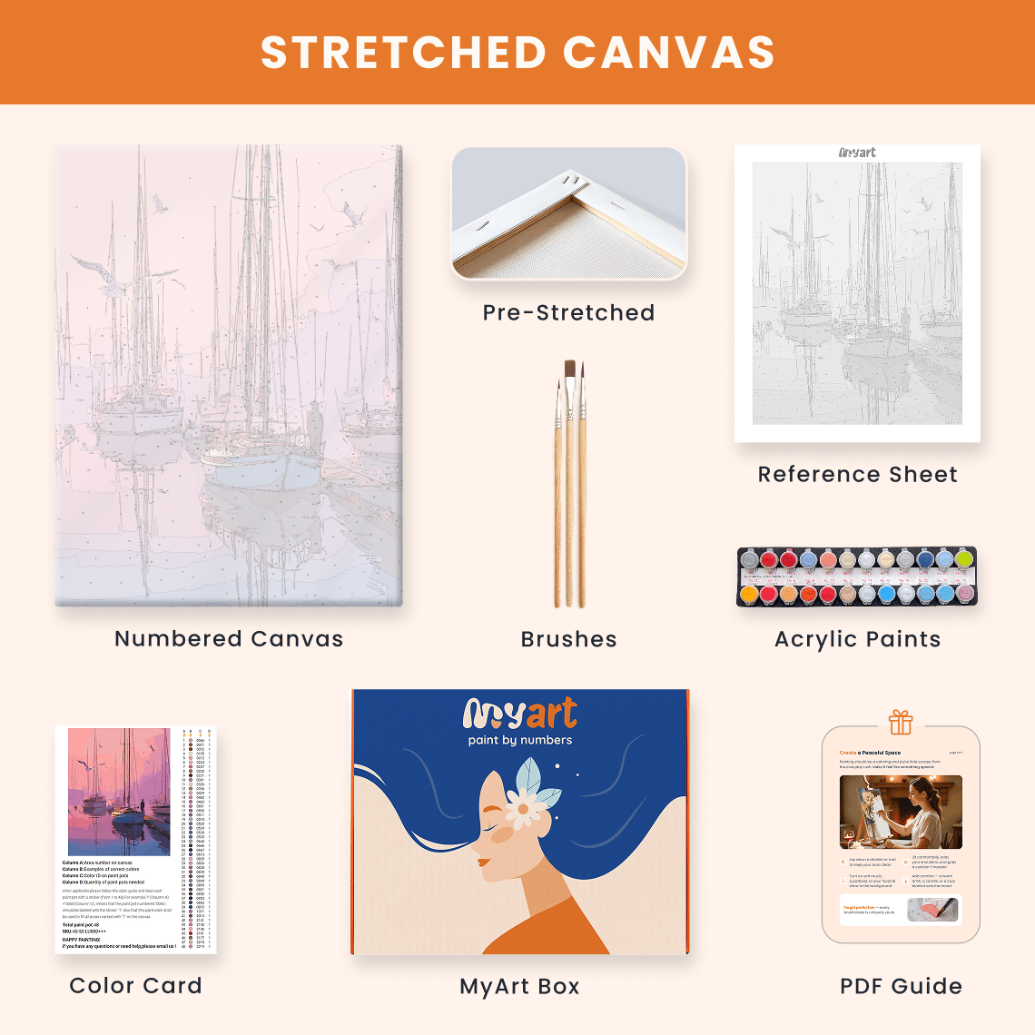 Paint by numbers - Silent Mooring - MyArt