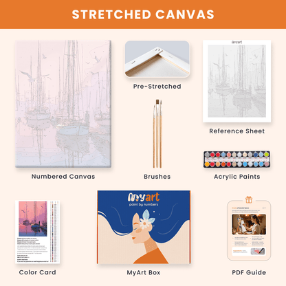 Paint by numbers - Silent Mooring - MyArt