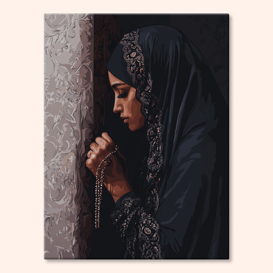 Paint by numbers - Silent Prayer - MyArt