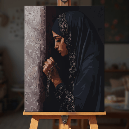 Paint by numbers - Silent Prayer - MyArt