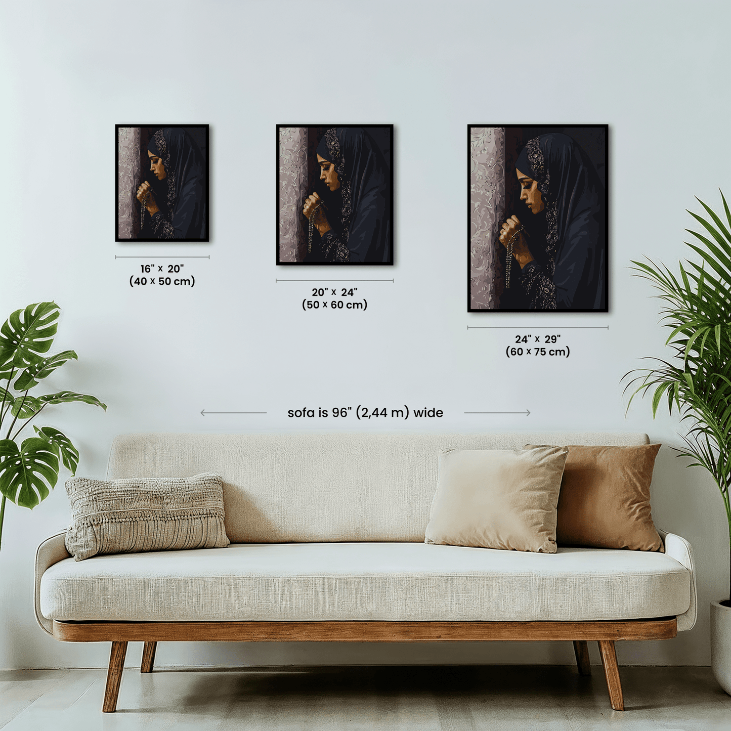 Paint by numbers - Silent Prayer - MyArt