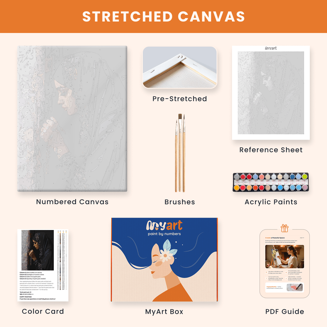 Paint by numbers - Silent Prayer - MyArt