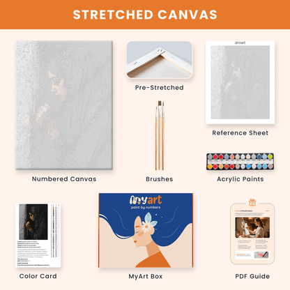 Paint by numbers - Silent Prayer - MyArt