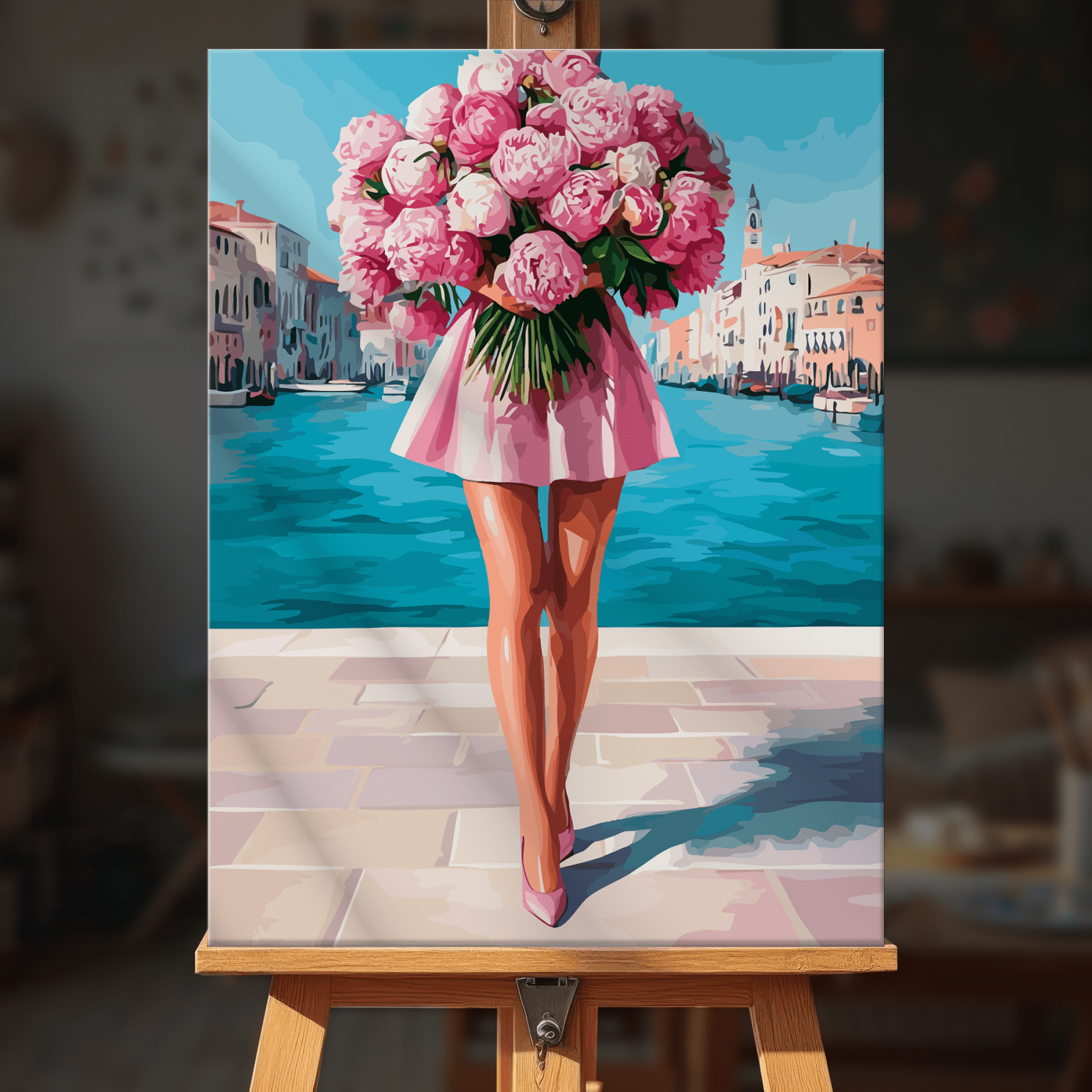 Paint by numbers - Silk Bloom Flow - MyArt