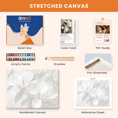 Paint by numbers - Silken Veil - MyArt