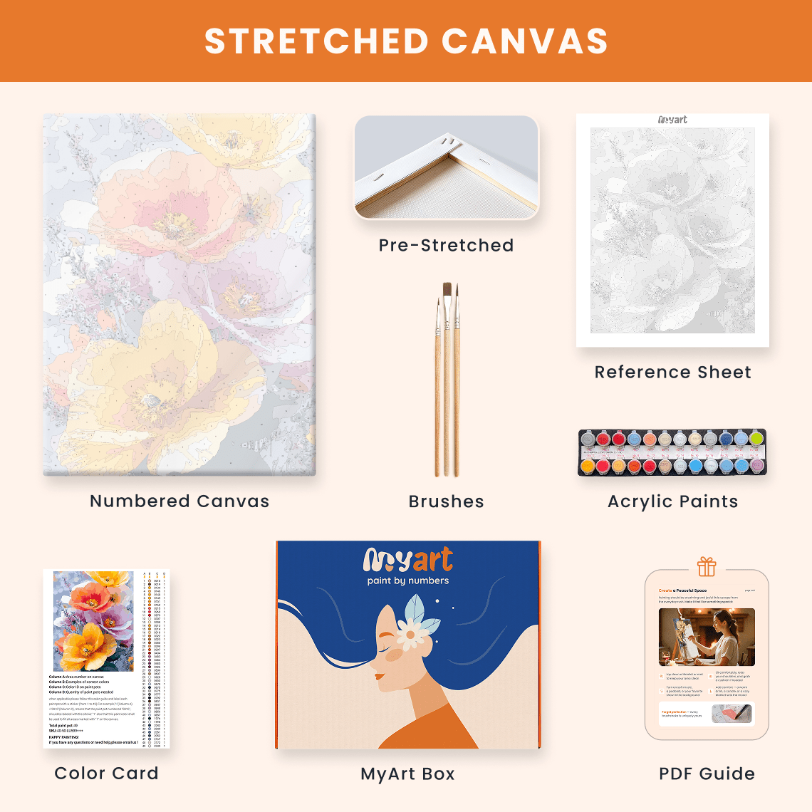 Paint by numbers - Simple Garden Line - MyArt