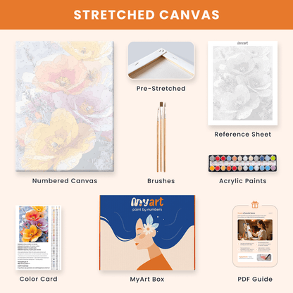 Paint by numbers - Simple Garden Line - MyArt