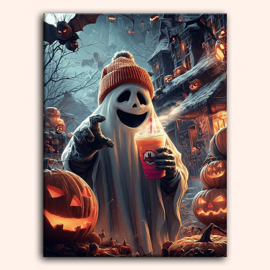 Paint by numbers - Sipping Ghost - MyArt