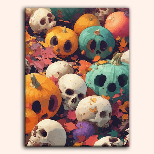 Paint by numbers - Skull Patch - MyArt