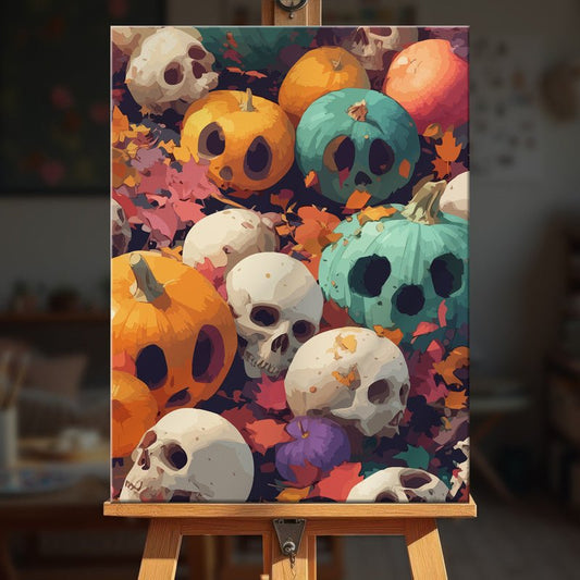 Paint by numbers - Skull Patch - MyArt