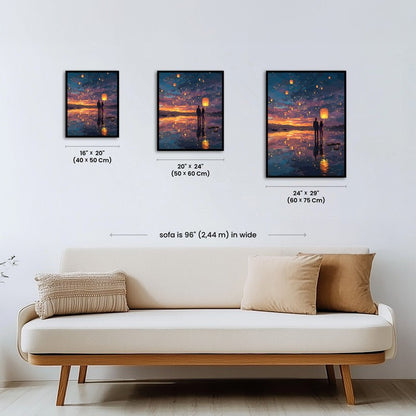 Paint by numbers - Sky Lanterns - MyArt