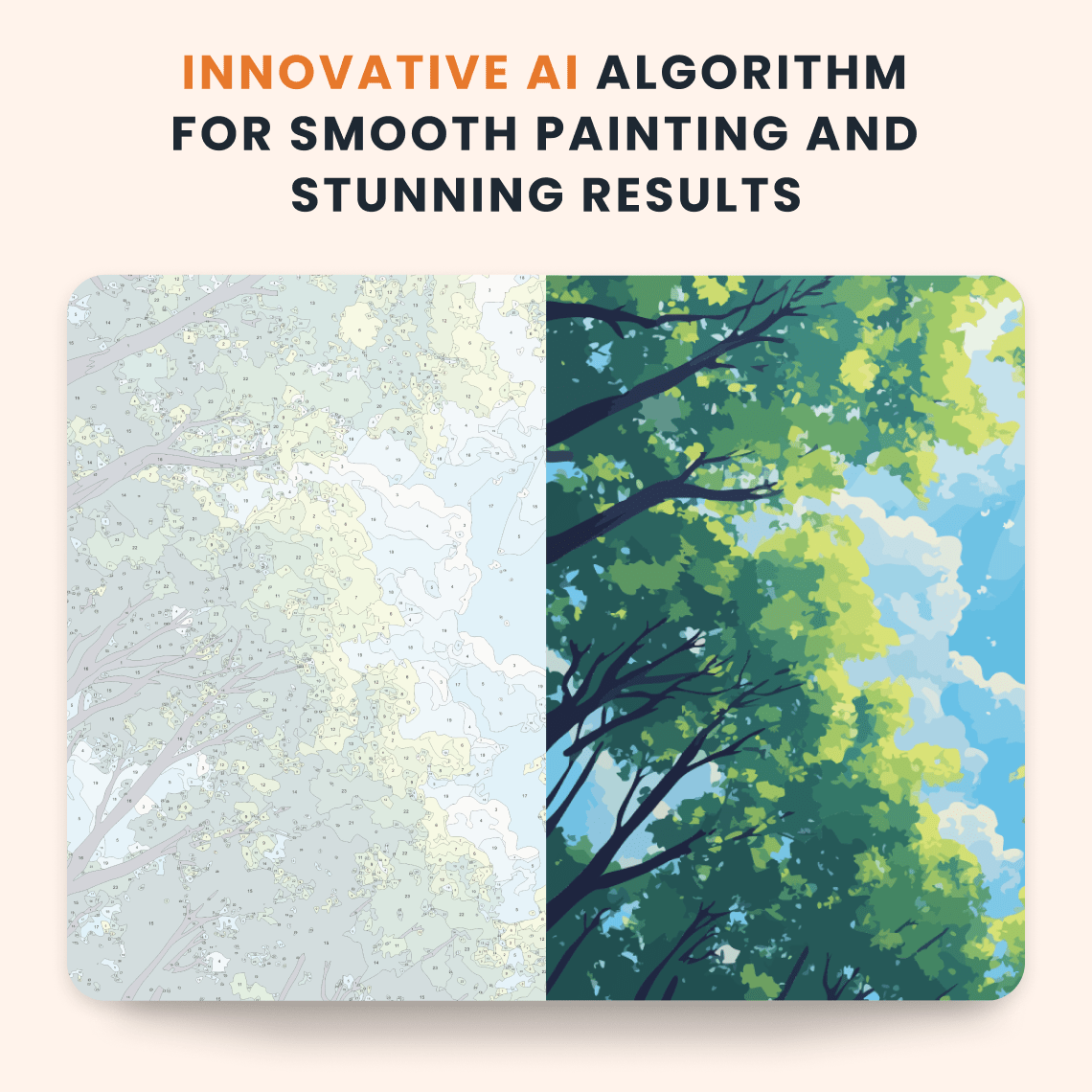 Paint by numbers - Sky Canopy - MyArt