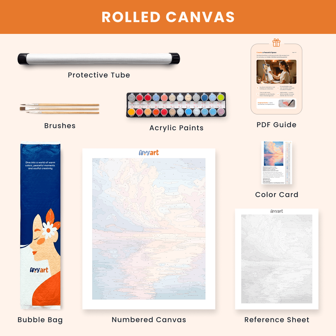 Paint by numbers - Skyline Serenity - MyArt