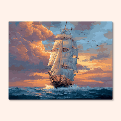 Paint by numbers - Skyward Drift - MyArt