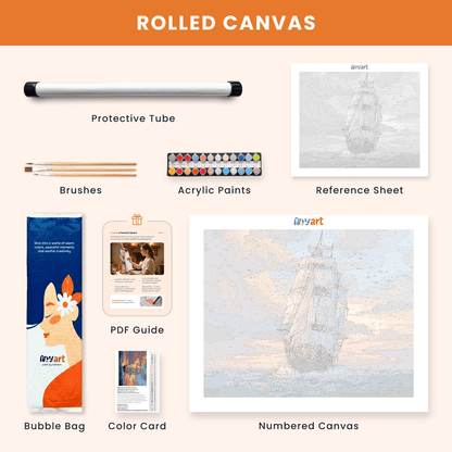 Paint by numbers - Skyward Drift - MyArt