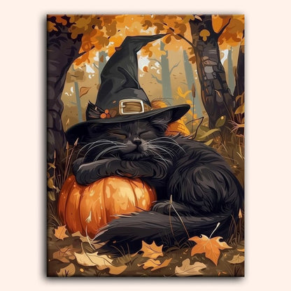 Paint by numbers - Sleepy Witch - MyArt