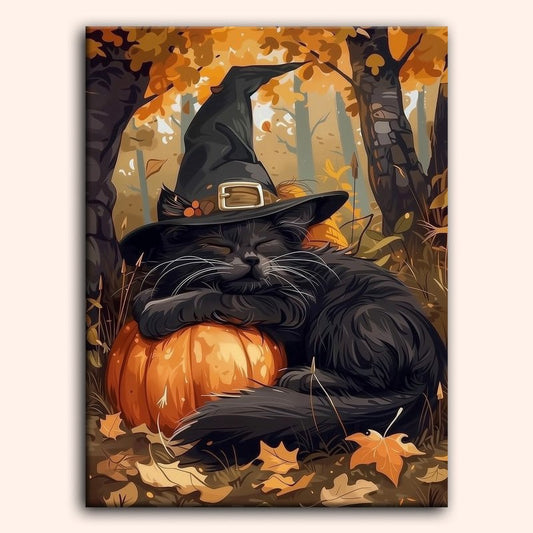 Paint by numbers - Sleepy Witch - MyArt