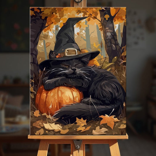 Paint by numbers - Sleepy Witch - MyArt