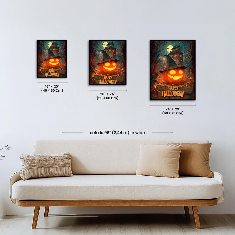 Paint by numbers - Smiling Pumpkin - MyArt