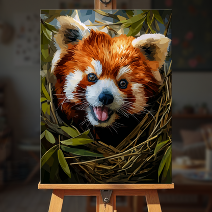 Smiling Red Panda