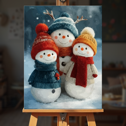 Snowman Family