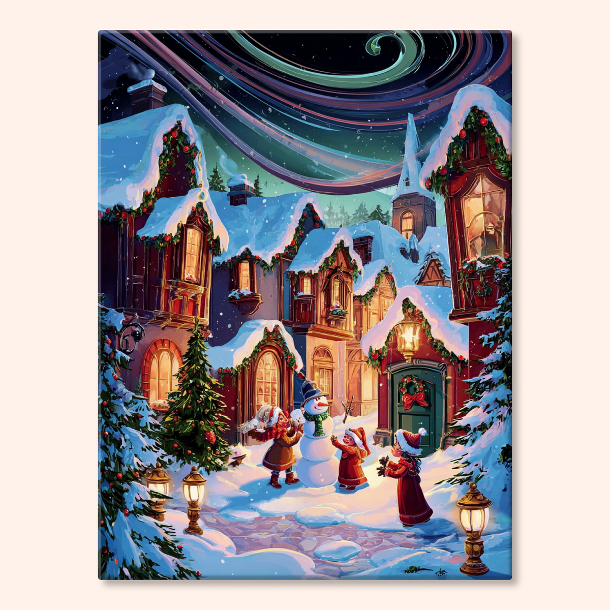 Snowy Carolers
