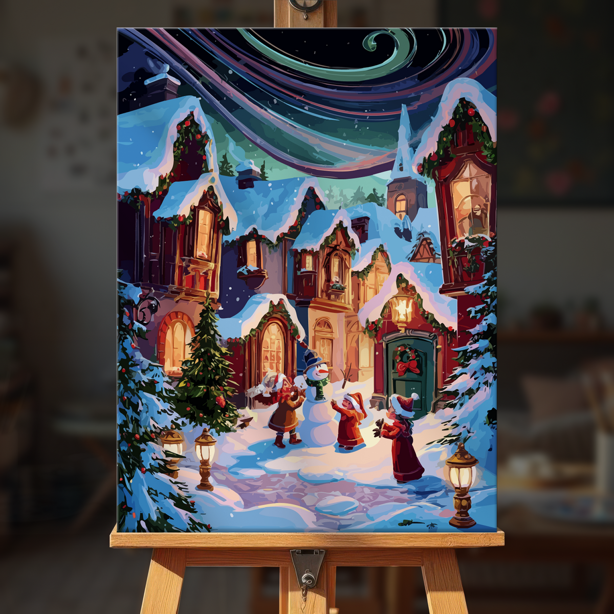 Snowy Carolers