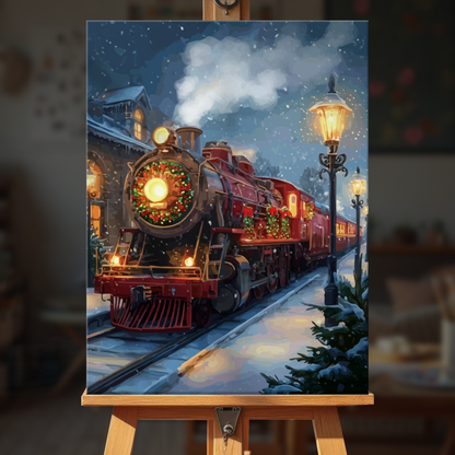 Snowy Train