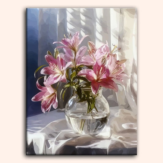 Paint by numbers - Soft Bloom Panel - MyArt