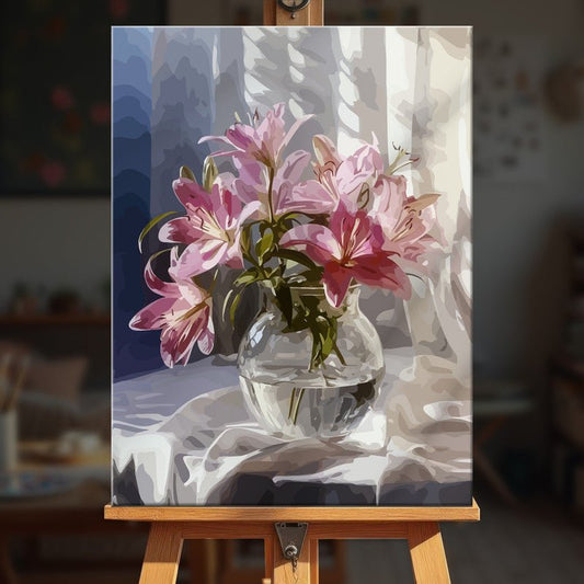 Paint by numbers - Soft Bloom Panel - MyArt