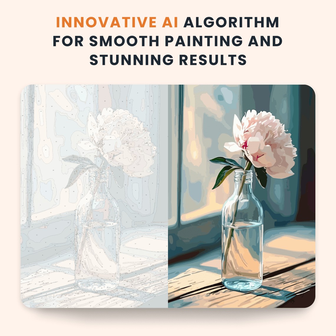 Paint by numbers - Soft Bloom - MyArt