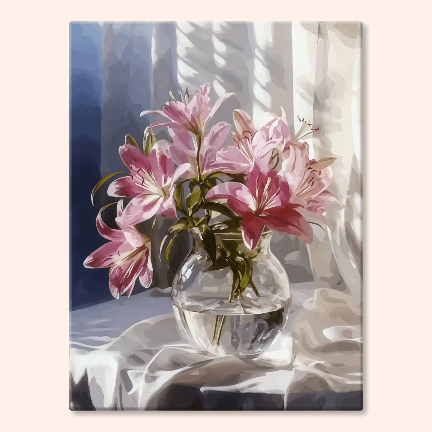 Paint by numbers - Soft Bloom Panel - MyArt