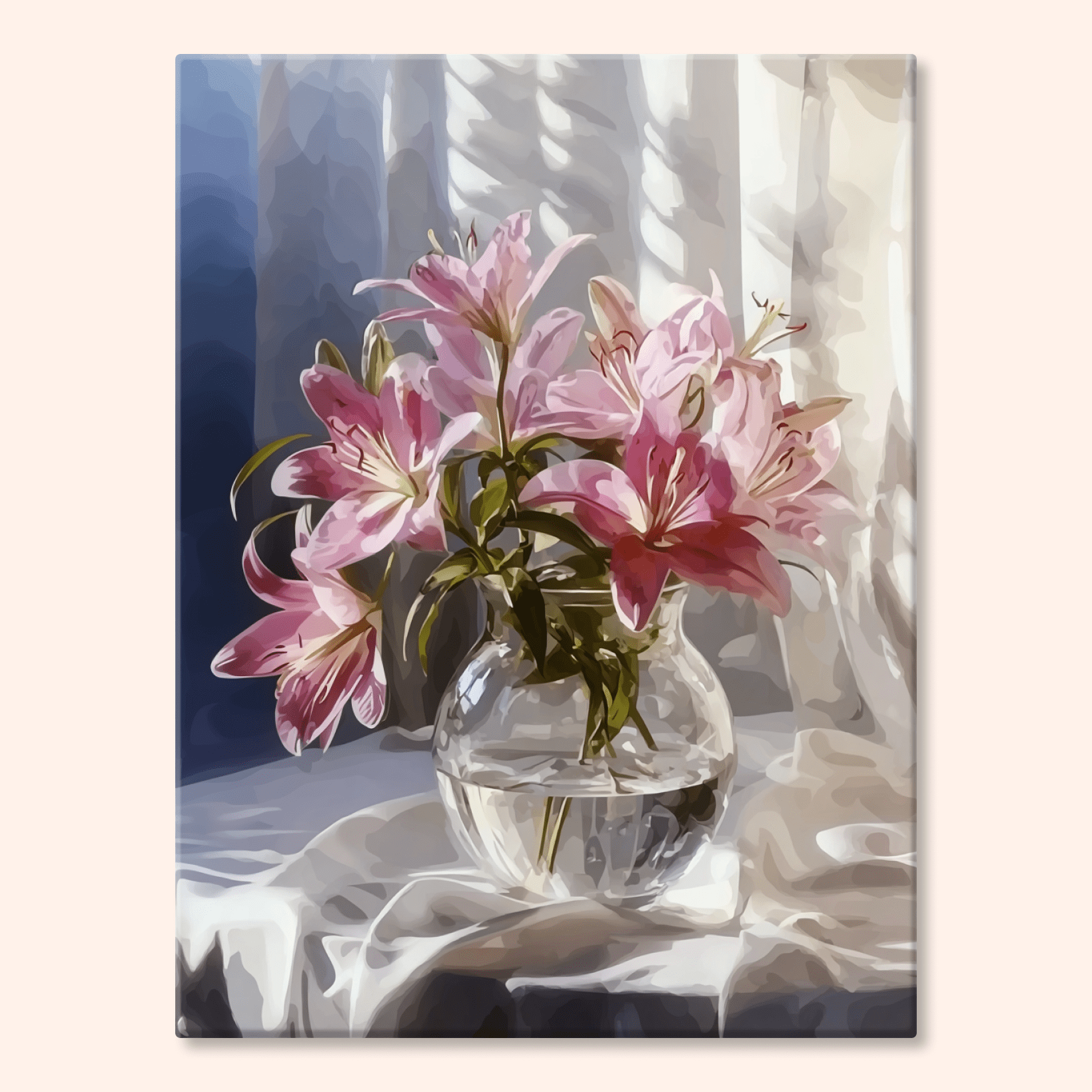 Paint by numbers - Soft Bloom Panel - MyArt