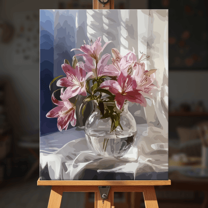 Paint by numbers - Soft Bloom Panel - MyArt