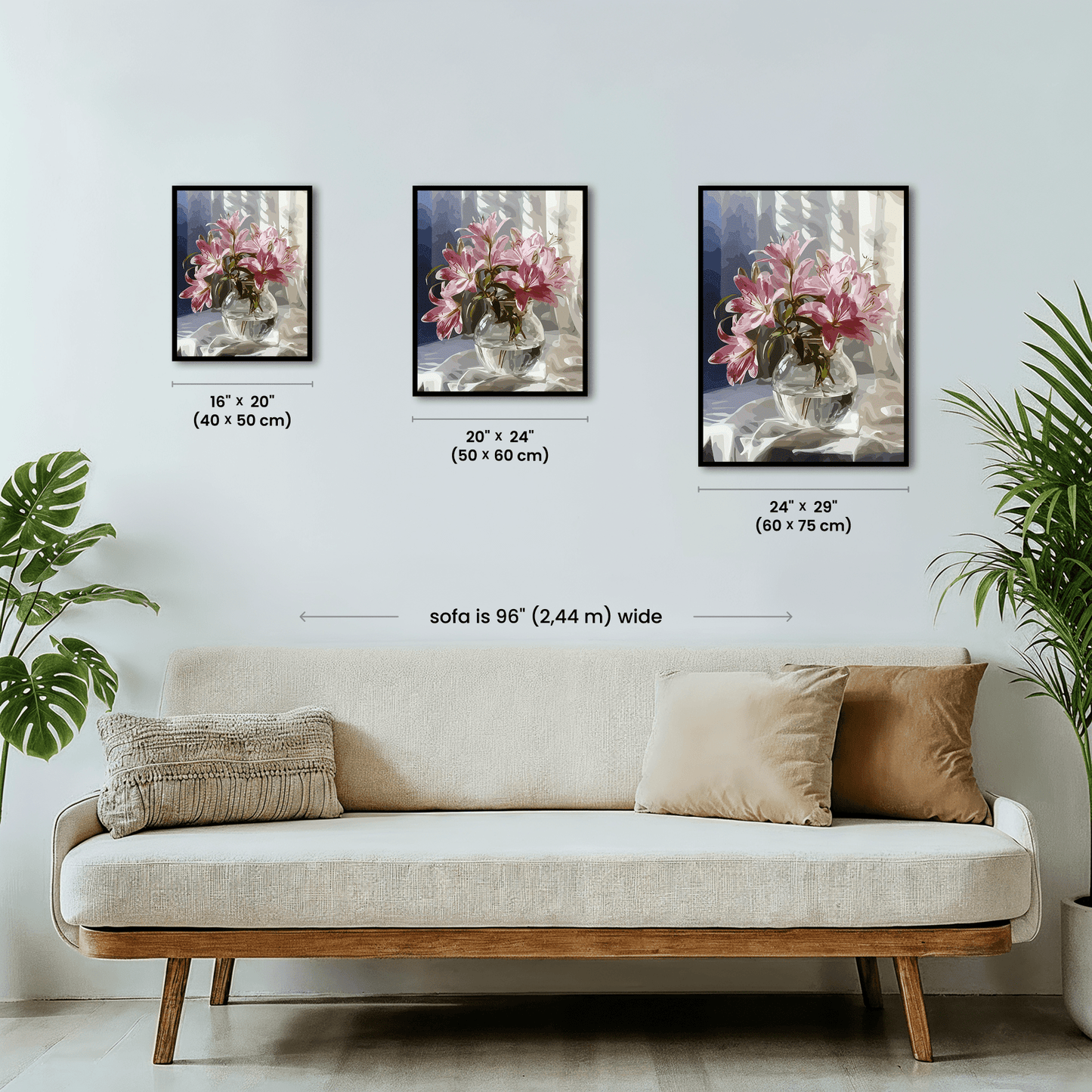 Paint by numbers - Soft Bloom Panel - MyArt